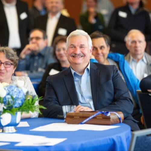 Engineering professor thrives, first as student, under retiring dean's support, mentorship